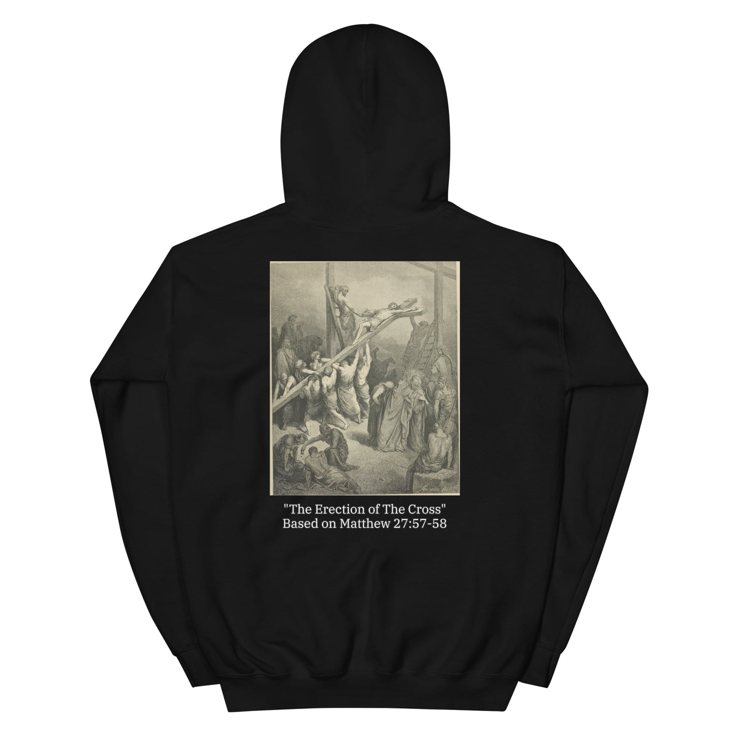 Gustave Doré "The Erection of the cross" Hoodie