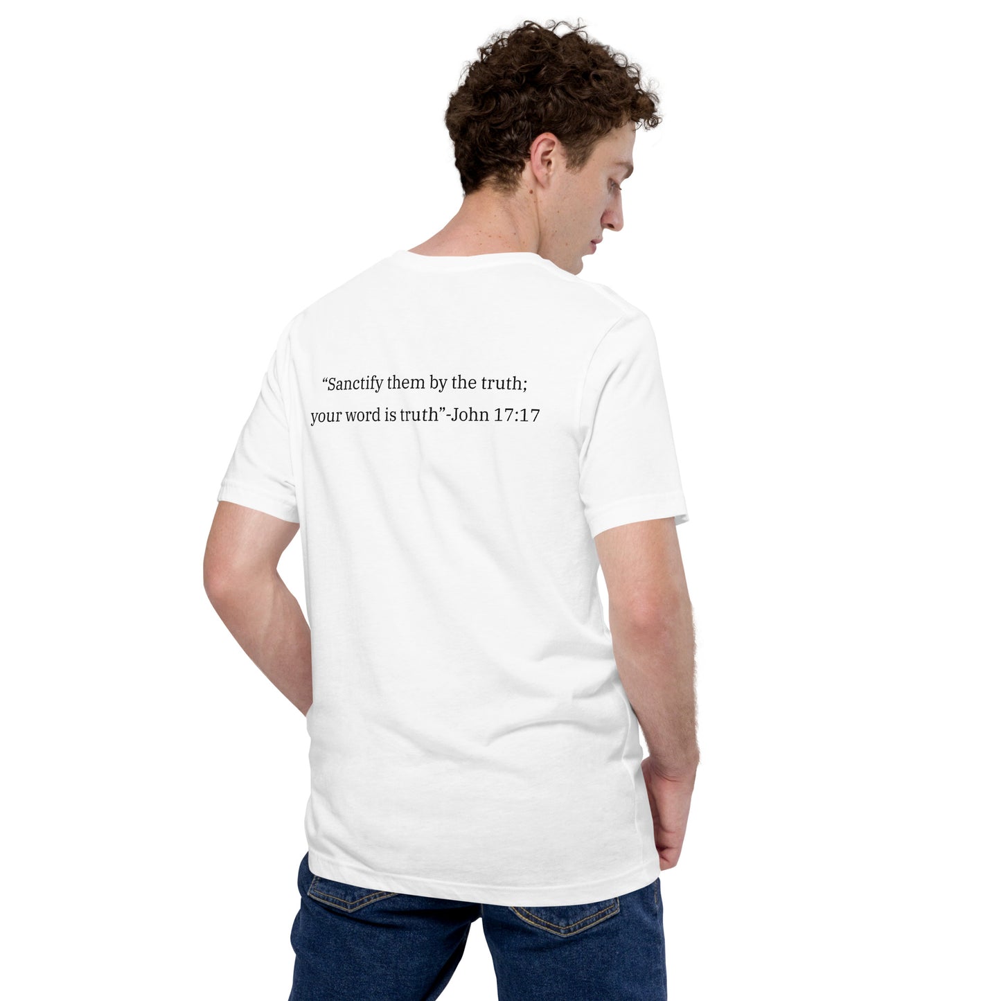 "Big Words" Sanctification White Tee