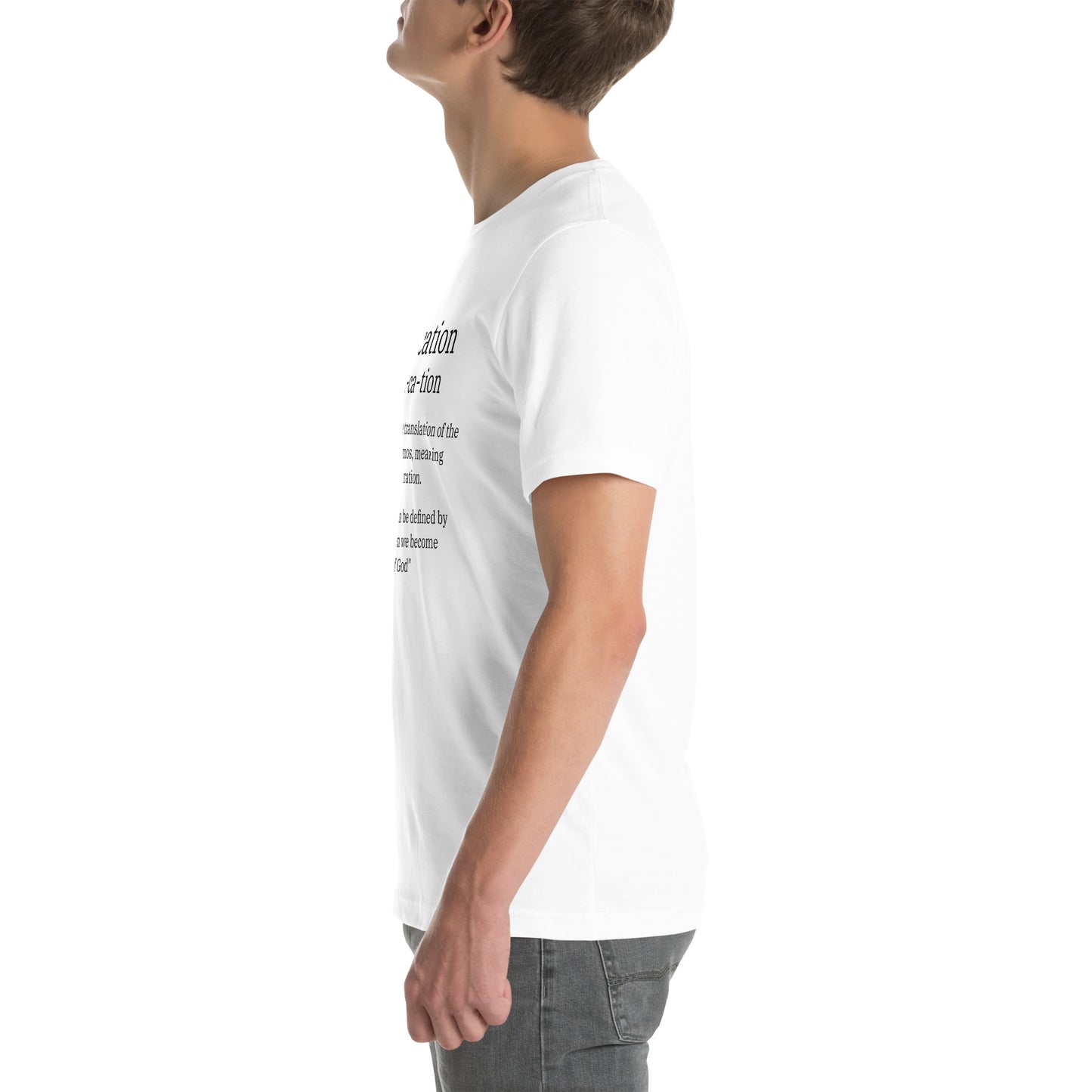 "Big Words" Sanctification White Tee