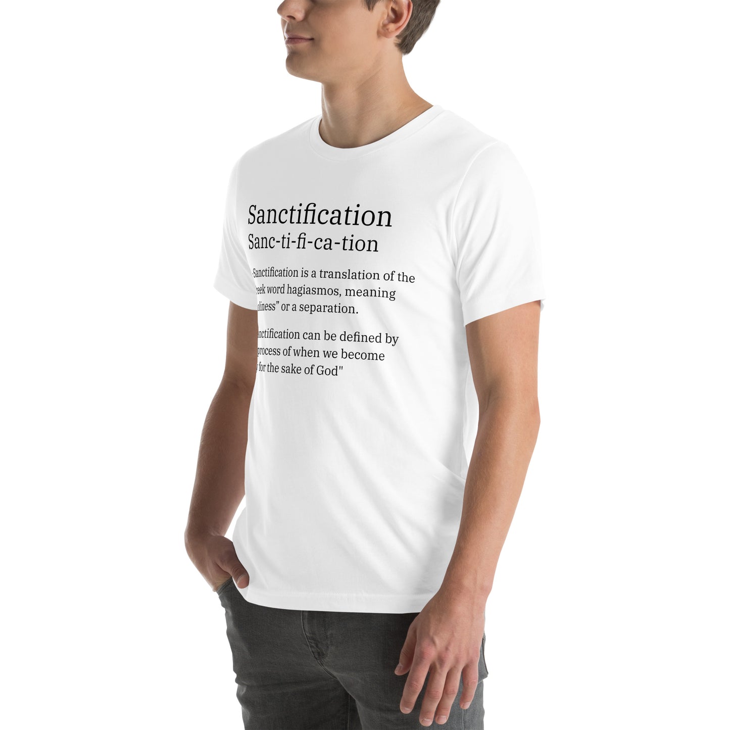 "Big Words" Sanctification White Tee
