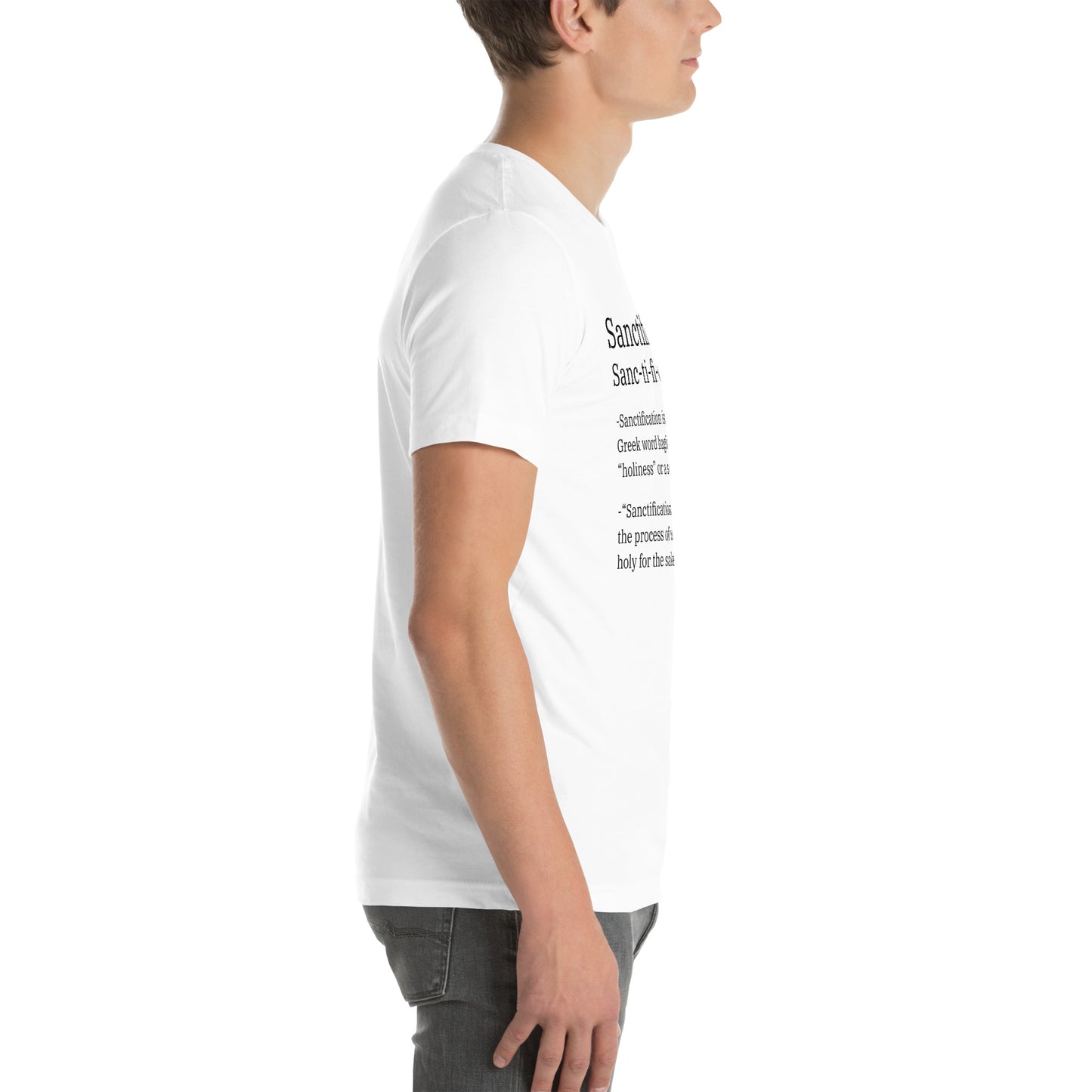 "Big Words" Sanctification White Tee
