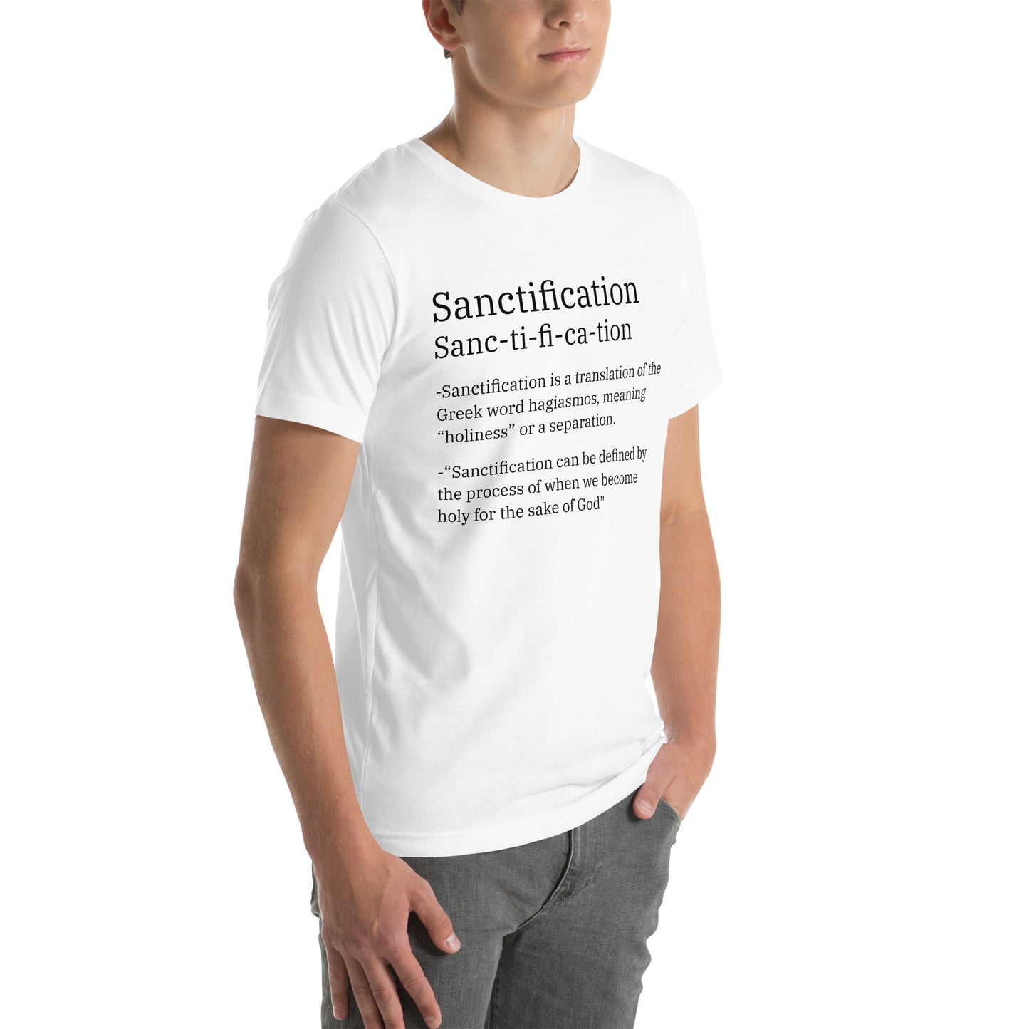 "Big Words" Sanctification White Tee
